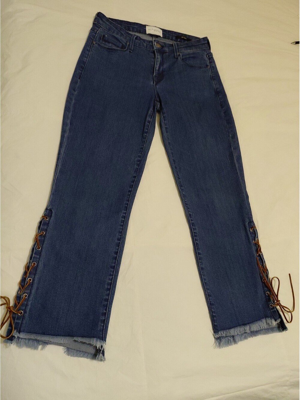 PARKER SMITH STRAIGHT LEG JEANS DARK WASH MADE IN USA SIZE 26 #712 EUC